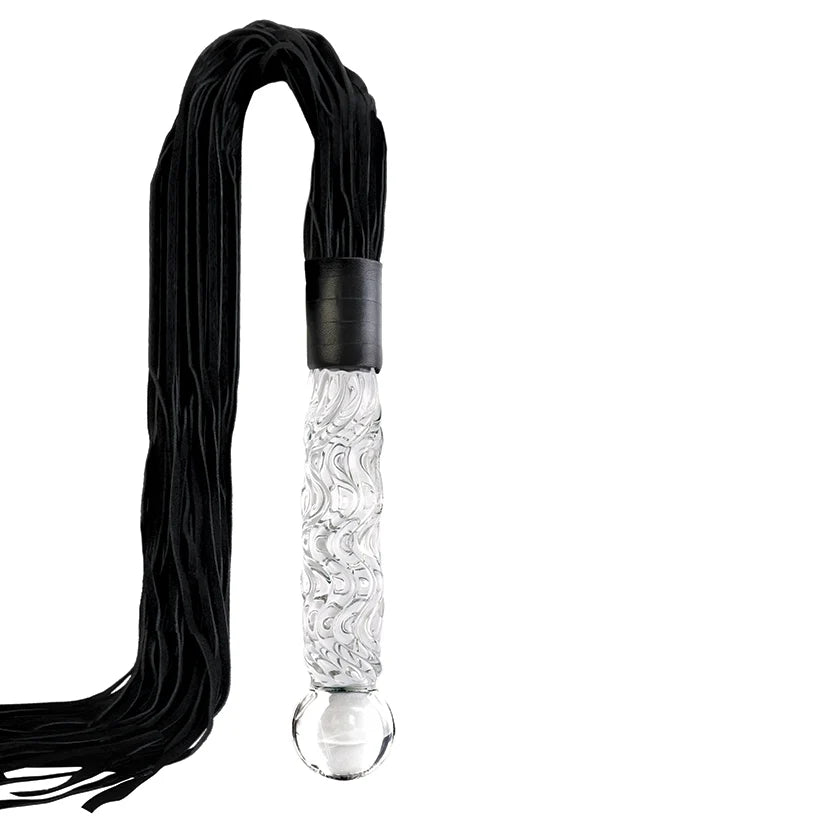 Icicles Hand Blown Glass Whip