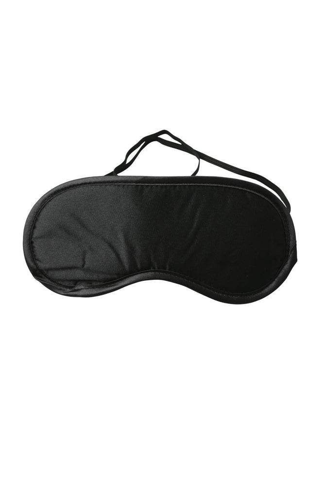 Sex & Mischief Satin Blindfold in Black