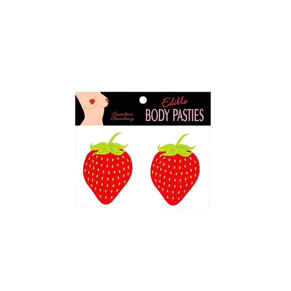 Edible Body Pasties in Strawberry