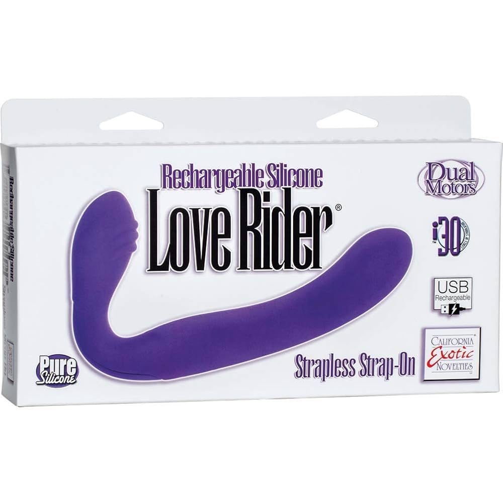 Rechargeable Love Rider Strapless Strap-On in Purple
Love Rider