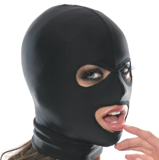Fetish Fantasy Spandex 3 Hole Hood