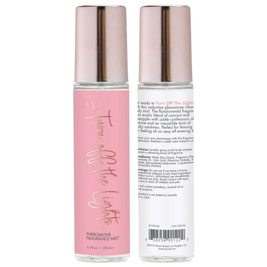TURN OFF THE LIGHTS FRAGRANCE BODY MIST WITH PHEROMONES - FLORAL - ORIENTAL 3.5OZ | 103ML