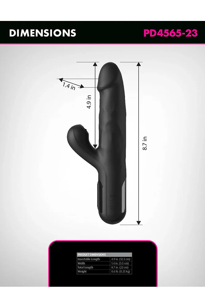 Fetish Fantasy Sonix Silicone Thruster Vibe