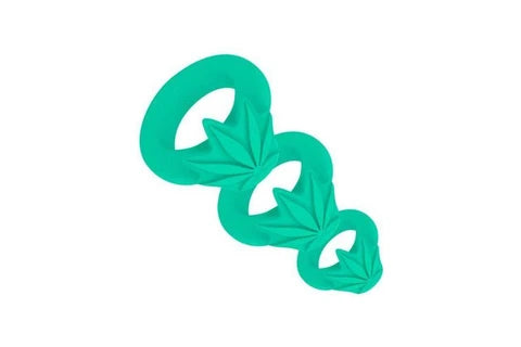 Hazey Pot Leaf 3 Ring Set