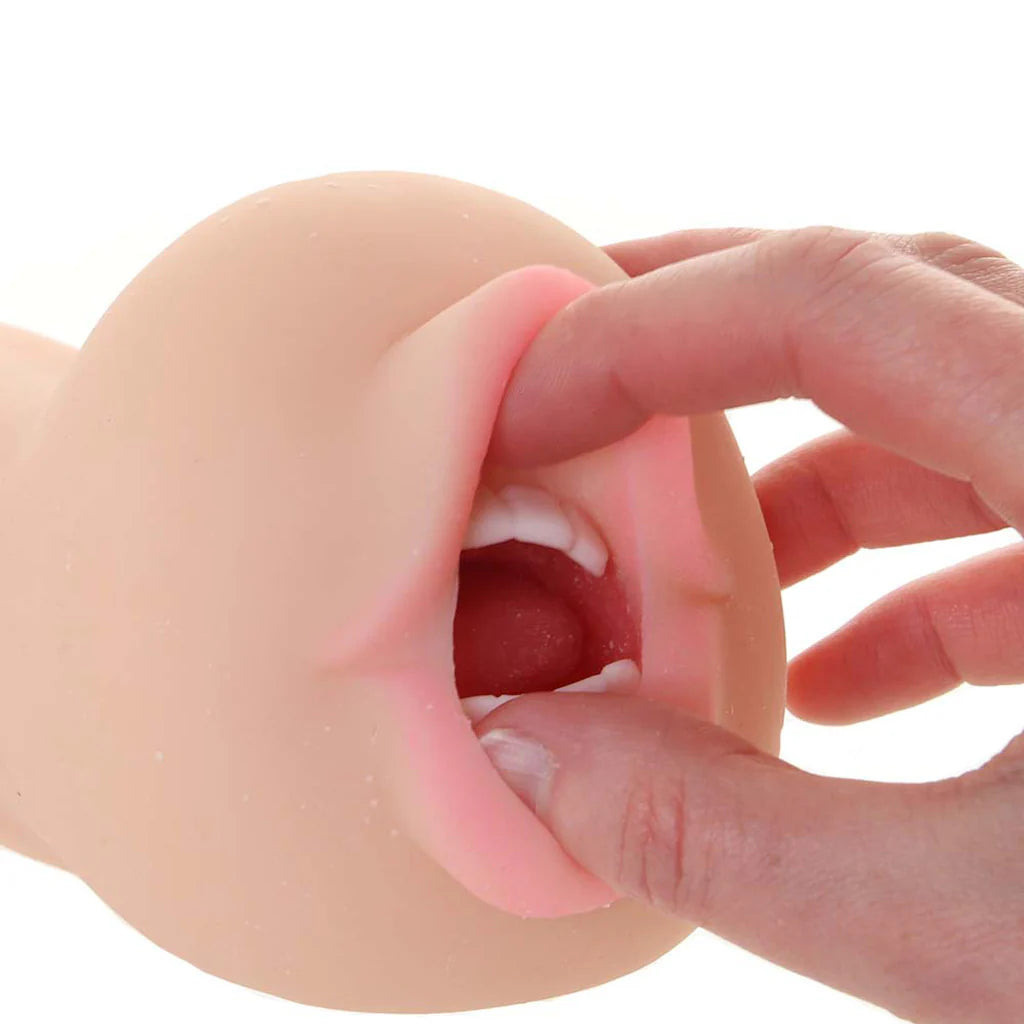 Stroke It Anatomical Mouth Stroker in Ivory
CalExotics