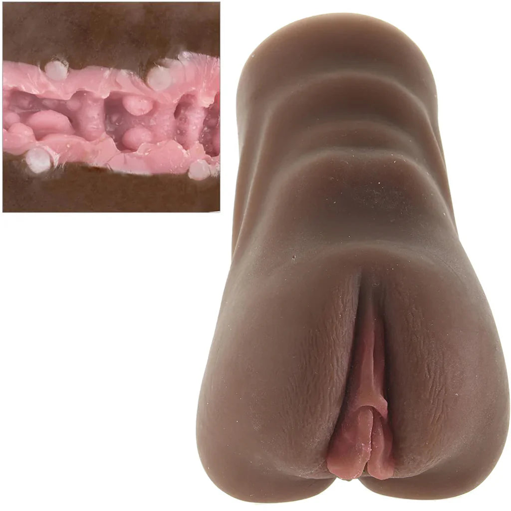Stroke It Anatomical Pussy Stroker in Brown
CalExotics