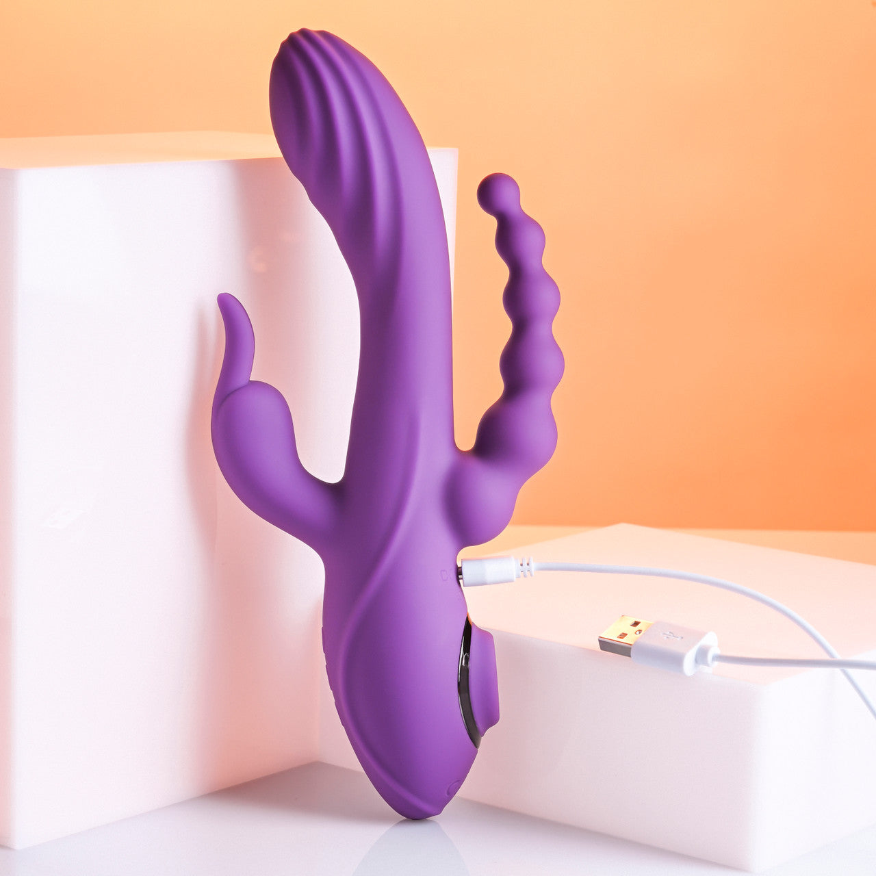 Fourgasm Triple Stimulator Sucking Rabbit Vibe in Purple
Evolved Novelties