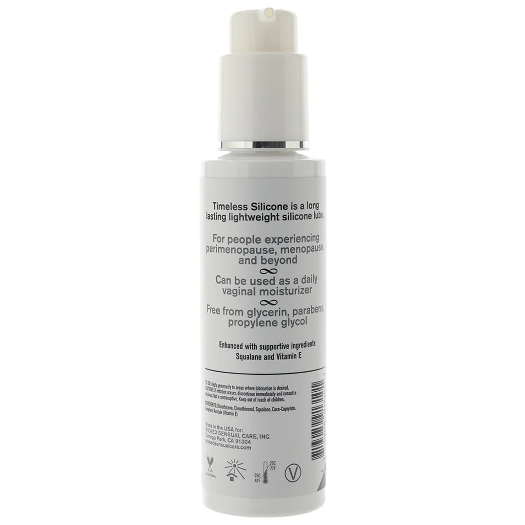 Simply Timeless for Menopause Silicone Lube 4oz/120ml