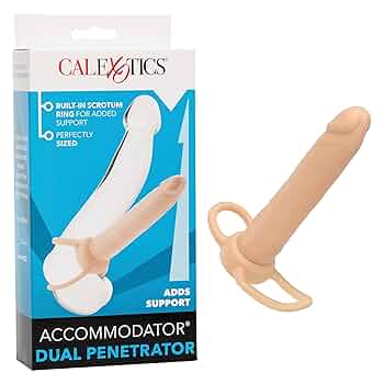 Accommodator Dual Penetrator in Ivory
CalExotics