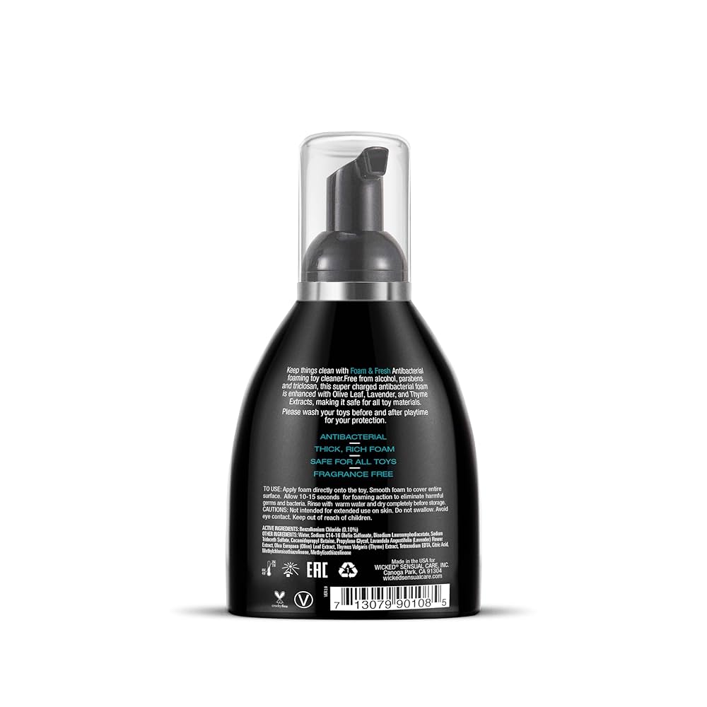 Foam 'n Fresh Anti-Bacterial Toy Cleaner in 8oz/240ml
Wicked Sensual Care