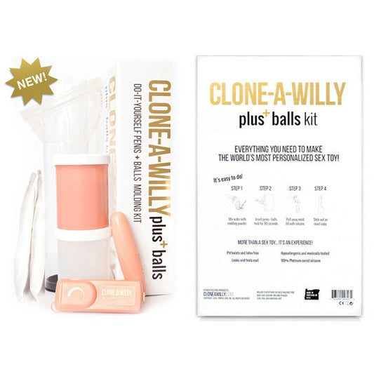 Clone-A-Willy & Balls Vibe Kit in Light